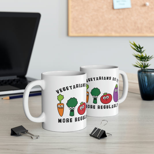 Vegetarians Do More Regularly Coffee  Mug