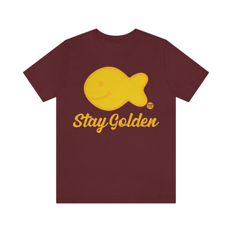 Load image into Gallery viewer, Stay Golden Goldfish Cracker Unisex Tee
