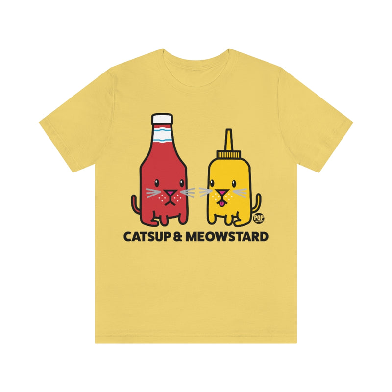 Load image into Gallery viewer, Catsup And Meowstard Unisex Tee
