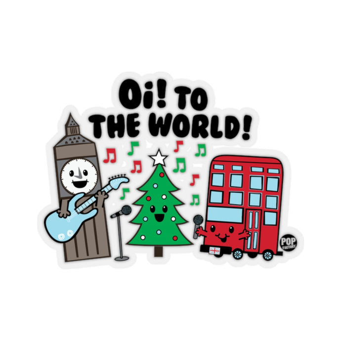 Uk - Oi To The World Xmas Sticker