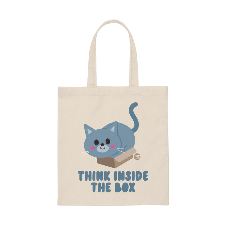 Load image into Gallery viewer, Think Inside The Box Cat Tote
