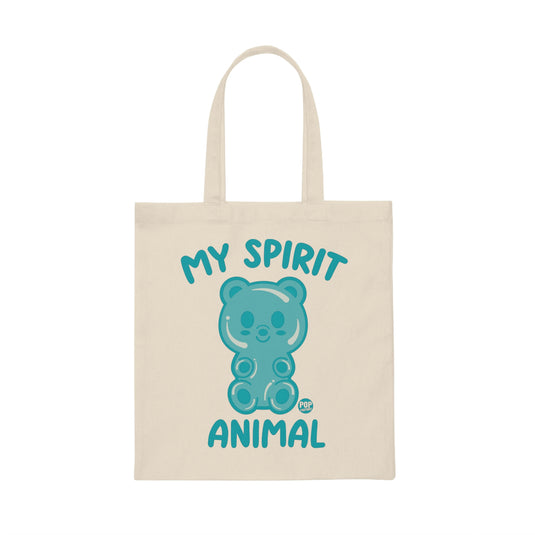 My Spirit Animal is a Gummy Bear Canvas Tote Bag