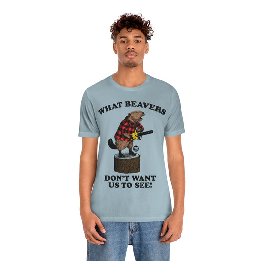 Beaver Chainsaw Unisex Tee