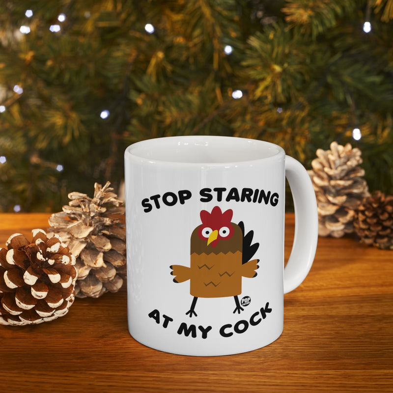 Load image into Gallery viewer, Stop Staring At My Cock Mug
