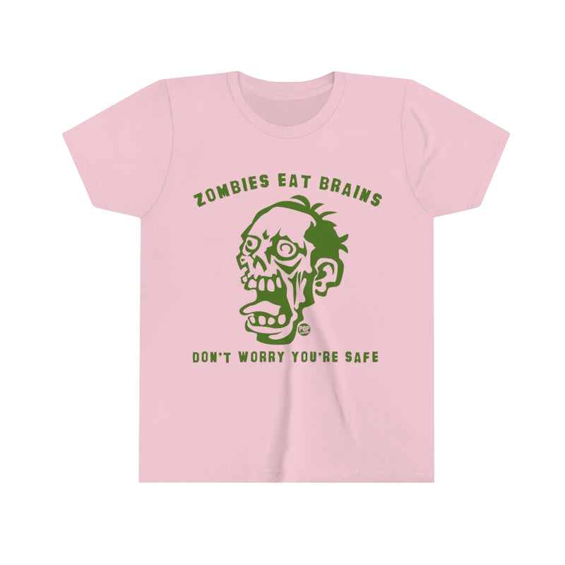 Load image into Gallery viewer, Zombies Eat Brains You&#39;re Youth Short Sleeve Tee

