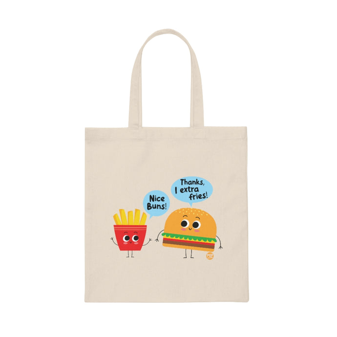 Nice Buns Extra Fries Tote