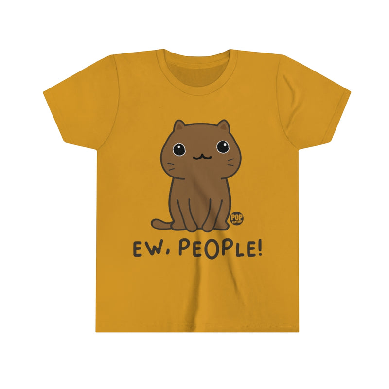 Load image into Gallery viewer, Ew People Cat Youth Short Sleeve Tee
