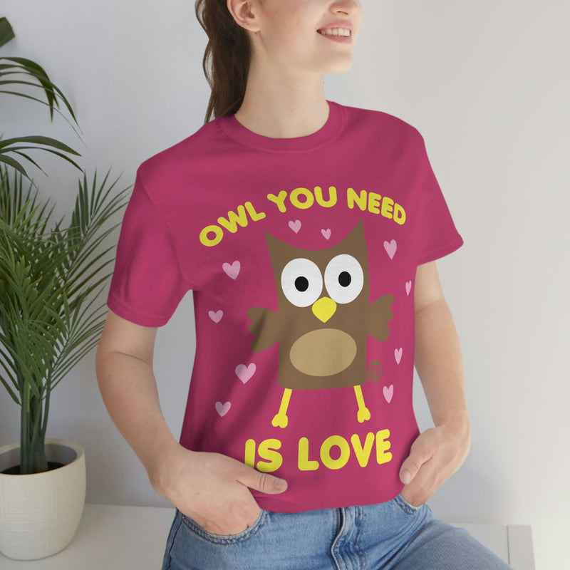 Load image into Gallery viewer, Owl You Need Is Love Unisex Tee
