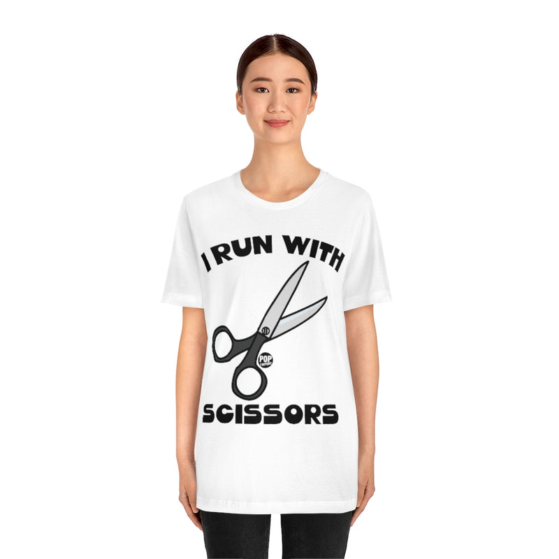 Load image into Gallery viewer, I Run With Scissors Unisex Tee
