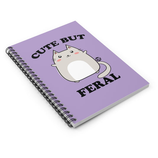 Cute But Feral Notebook