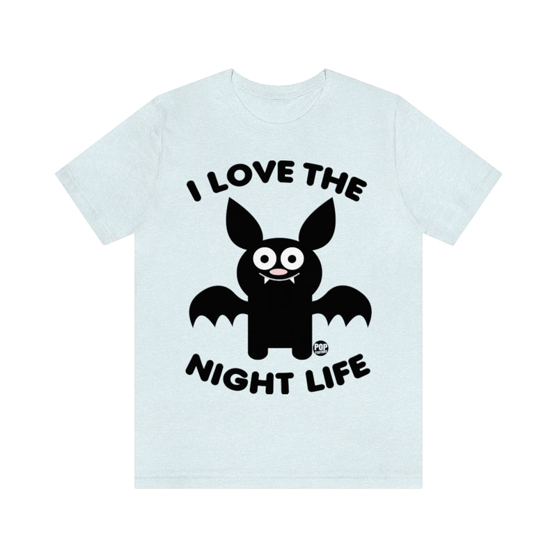 Load image into Gallery viewer, I Love Night Life Bat Unisex Tee
