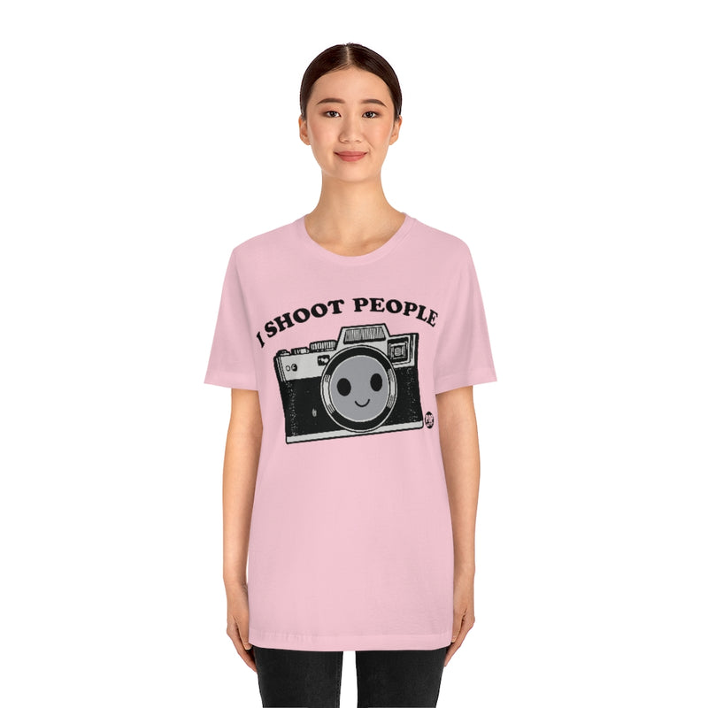 Load image into Gallery viewer, I Shoot People Unisex Tee
