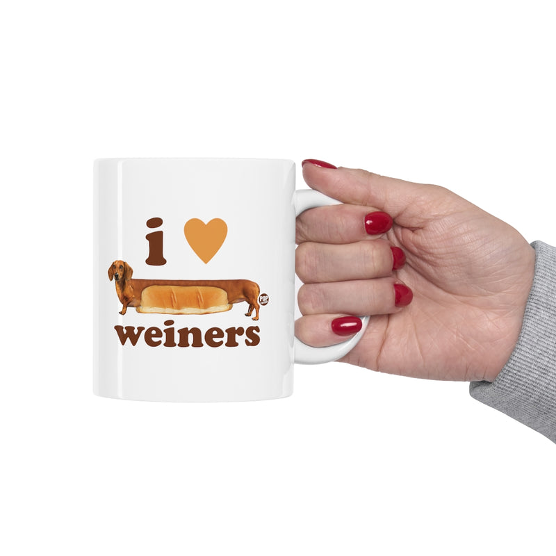 Load image into Gallery viewer, I Love Weiners Dog Mug
