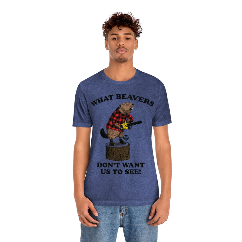 Load image into Gallery viewer, Beaver Chainsaw Unisex Tee
