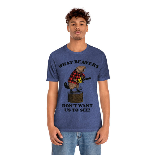 Beaver Chainsaw Unisex Tee