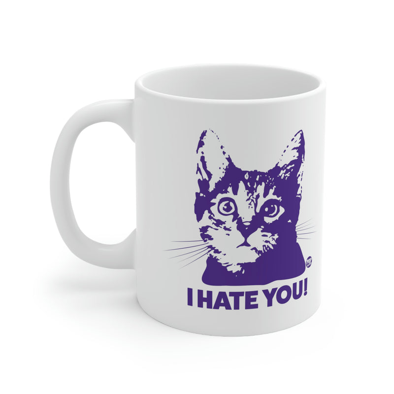 Load image into Gallery viewer, I Hate You Cat Mug
