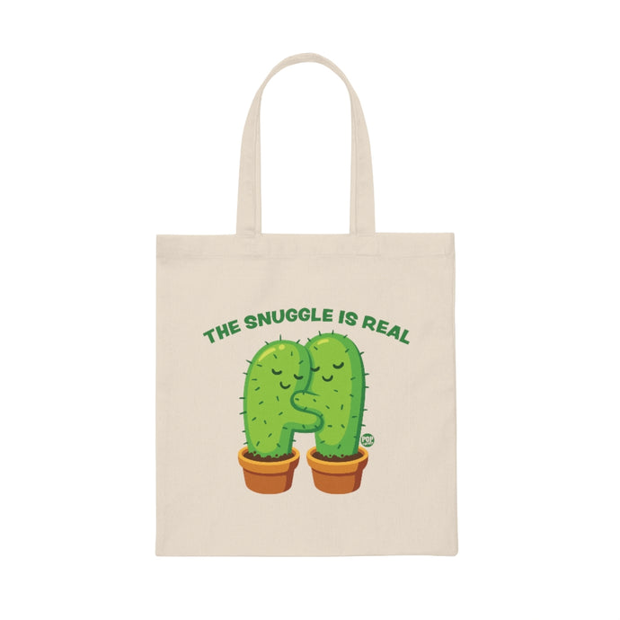 Snuggle Is Real Cactus Tote