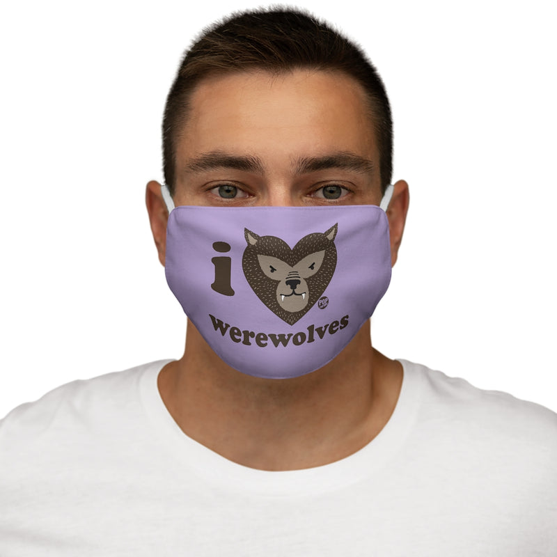 Load image into Gallery viewer, I Love Werewolves Face Mask
