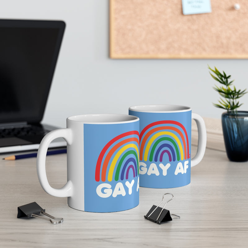 Load image into Gallery viewer, Gay AF Rainbow Mug
