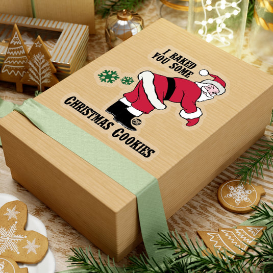 Santa Baked Xmas Cookies Fart Sticker