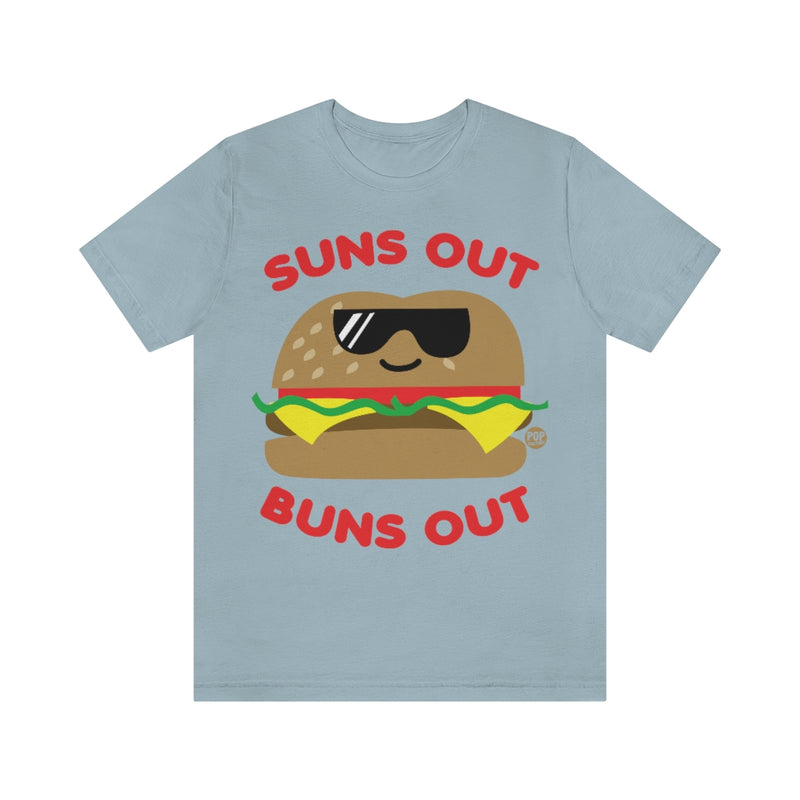 Load image into Gallery viewer, Suns Out Buns Out Burger Unisex Tee
