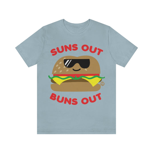 Suns Out Buns Out Burger Unisex Tee
