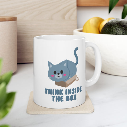 Think Inside The Box Cat Mug