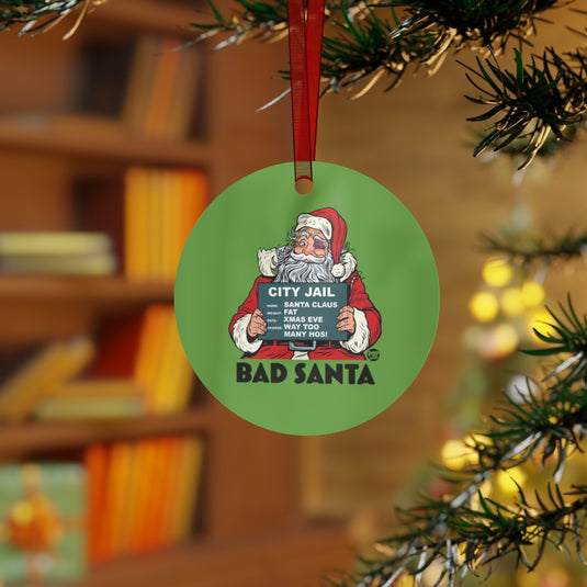 Bad Santa Ornament