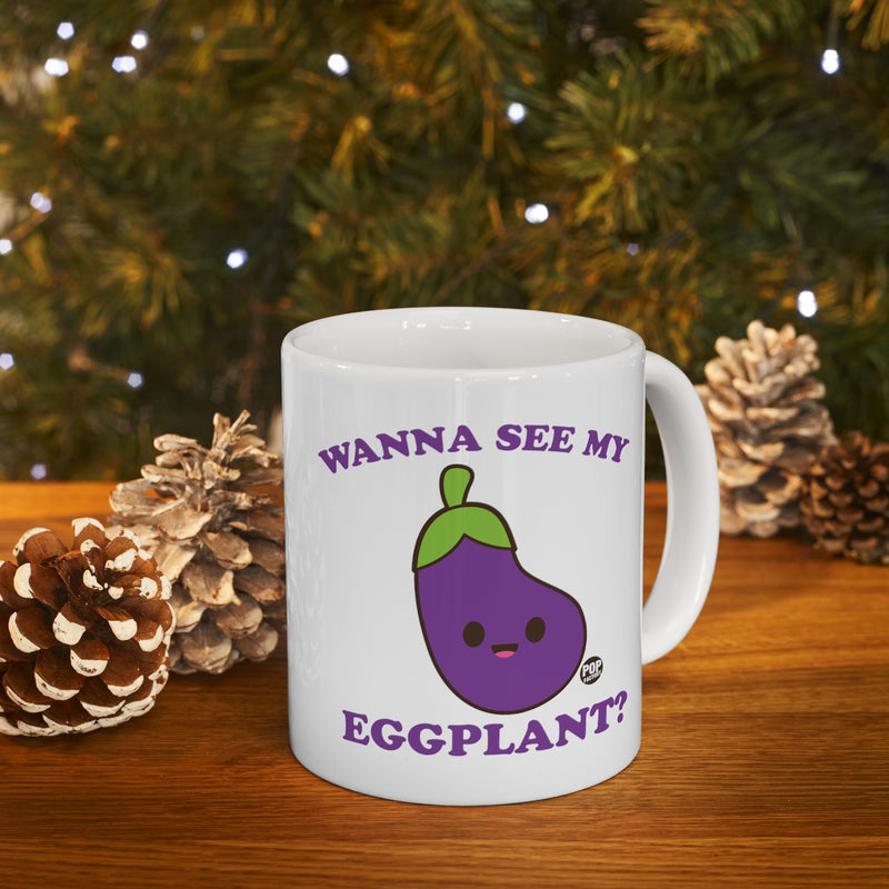 Load image into Gallery viewer, Wanna See My Eggplant Mug
