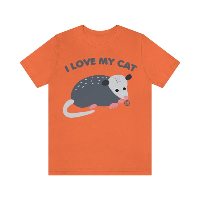 Load image into Gallery viewer, I Love My Cat Possum Unisex Tee
