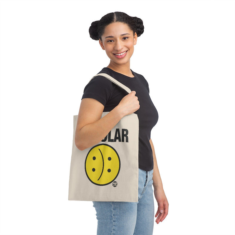 Load image into Gallery viewer, Bi Polar Smiley Tote
