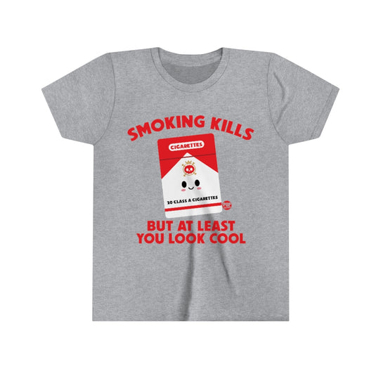 Smoking Kills Cigarettes Youth Short Sleeve Tee