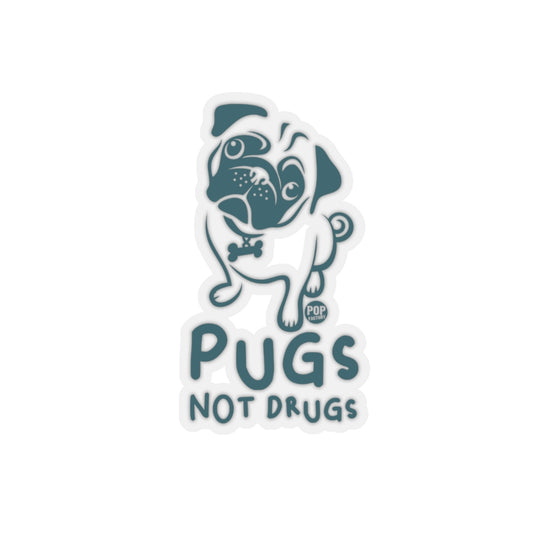 Pugs Not Drugs Sticker