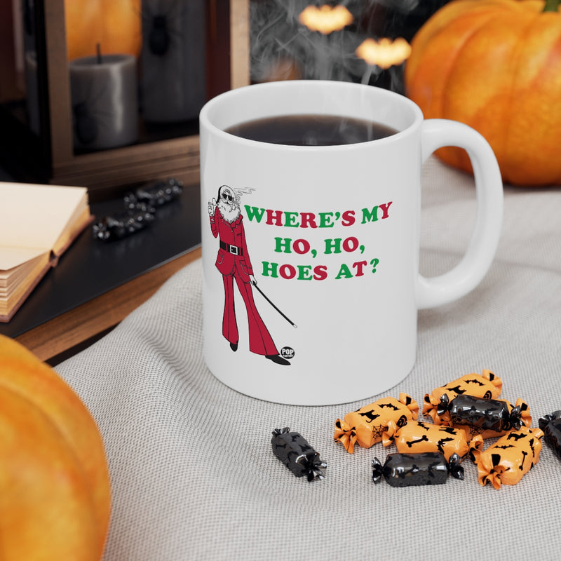 Load image into Gallery viewer, Where My Ho Hos At Santa Mug
