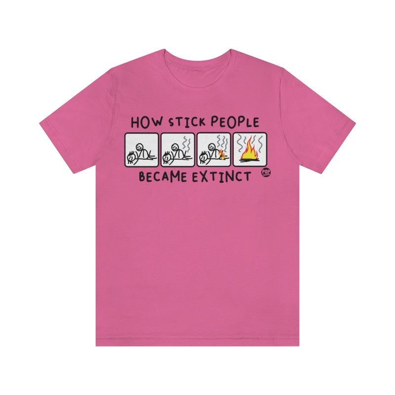 Load image into Gallery viewer, Stick People Extinct Unisex Tee
