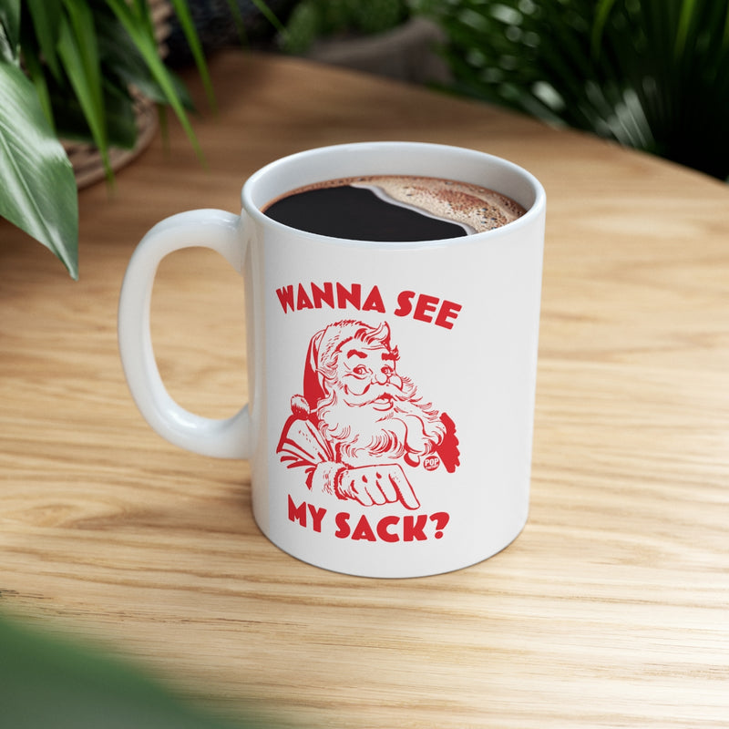 Load image into Gallery viewer, Santa Wanna See My Sack Mug
