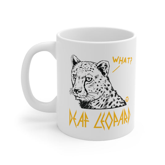 Deaf Leopard Realistic Mug