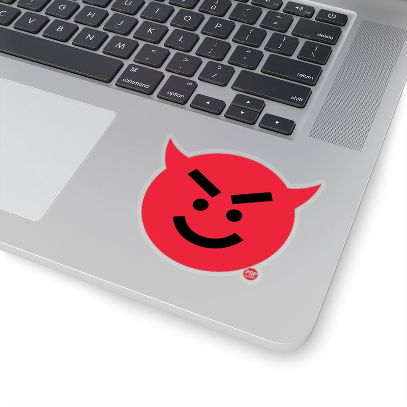 Load image into Gallery viewer, Devil Smiley Face Sticker
