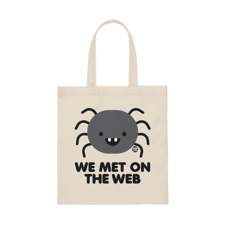 Load image into Gallery viewer, We Met On Web Spider Tote
