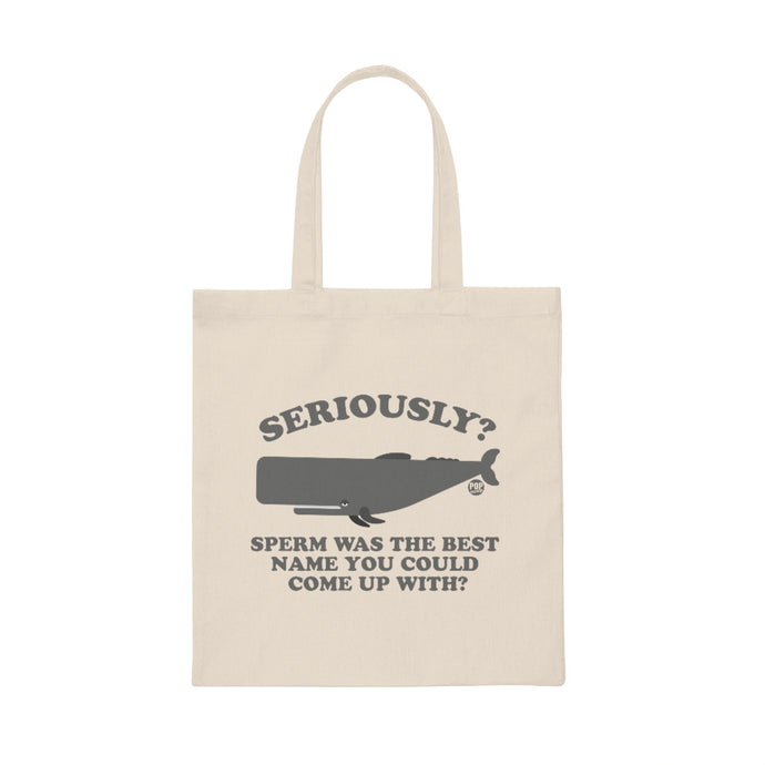 Sperm Whale Name Tote