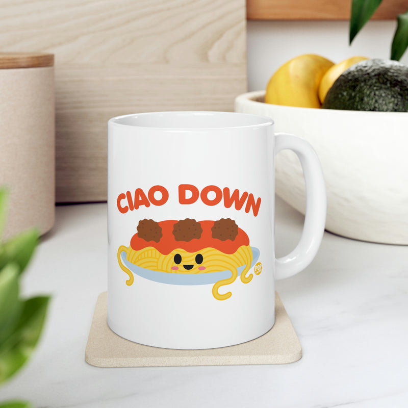 Load image into Gallery viewer, Ciao Down Coffee Mug
