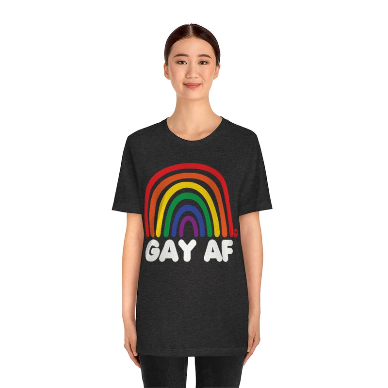 Load image into Gallery viewer, Gay AF Rainbow Unisex Tee
