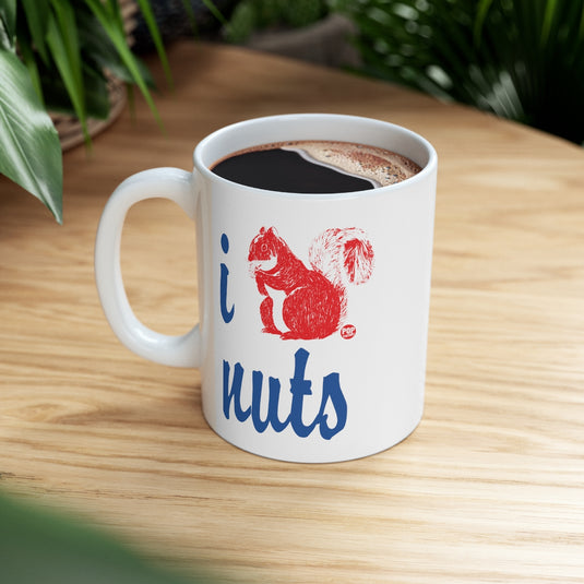 I Love Nuts Squirrel Mug