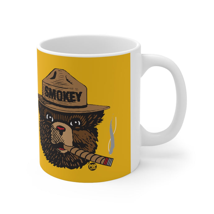 Smoking Smokey Bear Mug