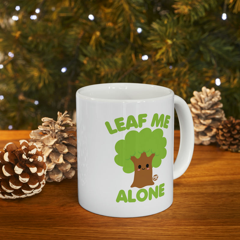 Load image into Gallery viewer, Leaf Me Alone Tree Mug
